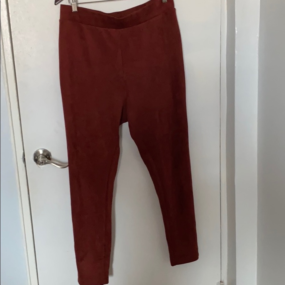 Suede like leggings